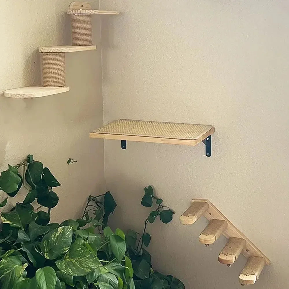 Cat Tree Wall Mounted Climbing Shelves