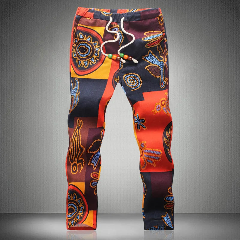 Men's Floral Pants