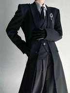 American Retro Men's Long Blazer