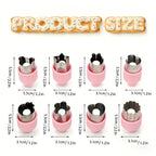 8PCS Press Cookie Cutter Set