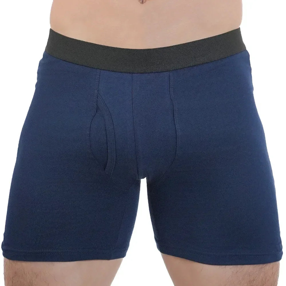 Man Mid-Long Boxer Sport Underwear