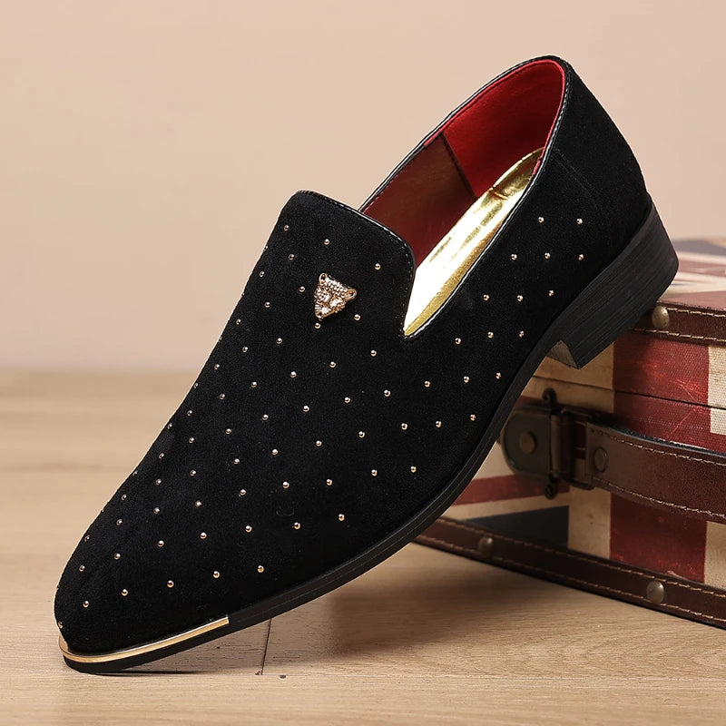 Suede Luxury Men Dress Shoes