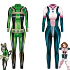 Anime Cosplay Asui Tsuyu Ochaco Uraraka Costume