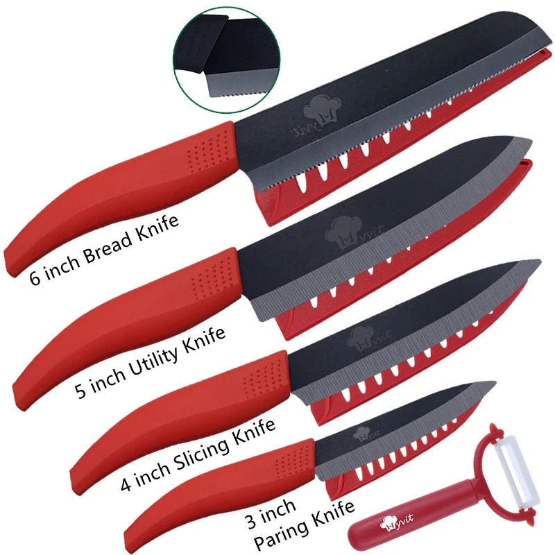 Ceramic Kitchen Knives Set