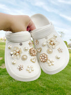 20pc  pearl camellia and flowers