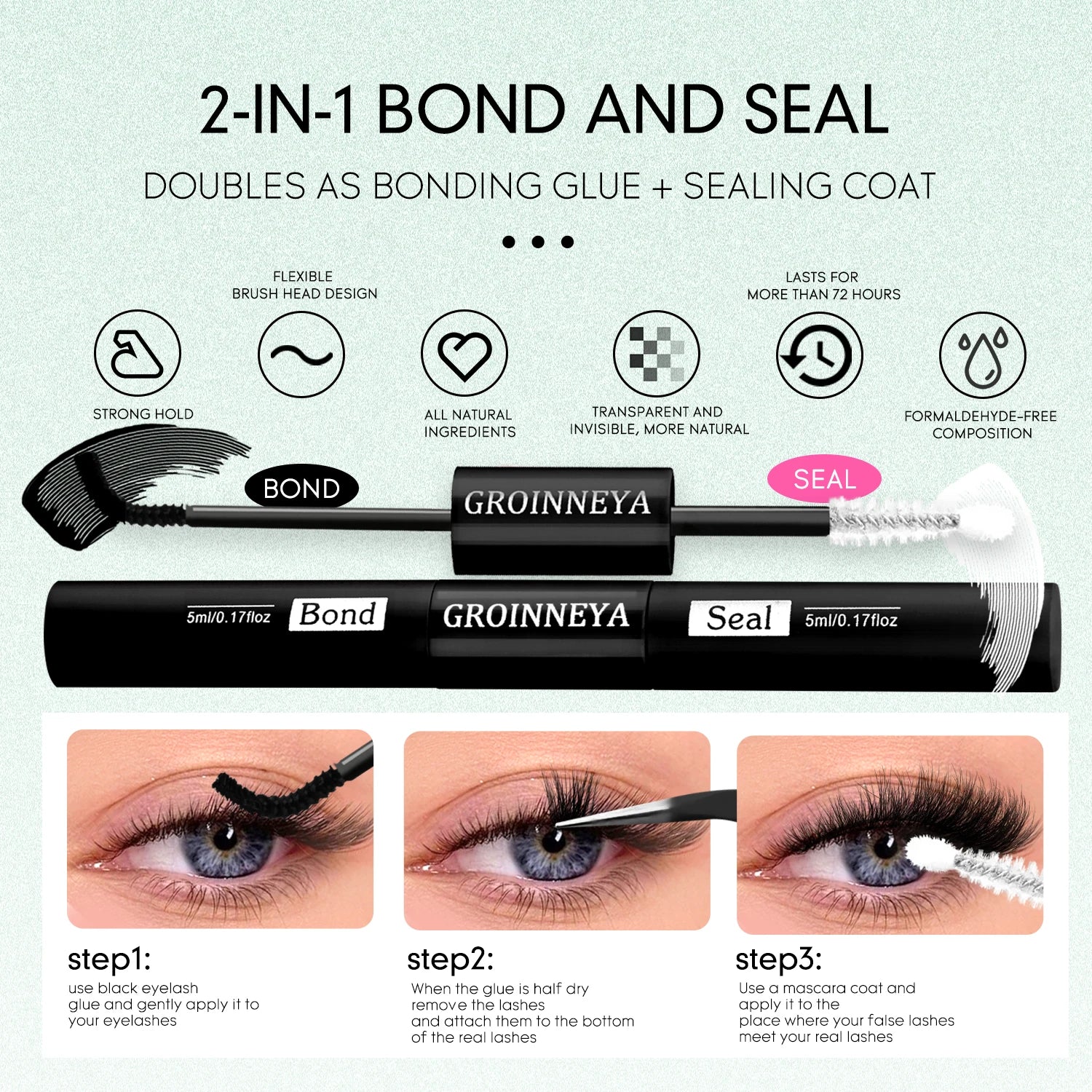 GROINNEYA Lash Clusters Kit