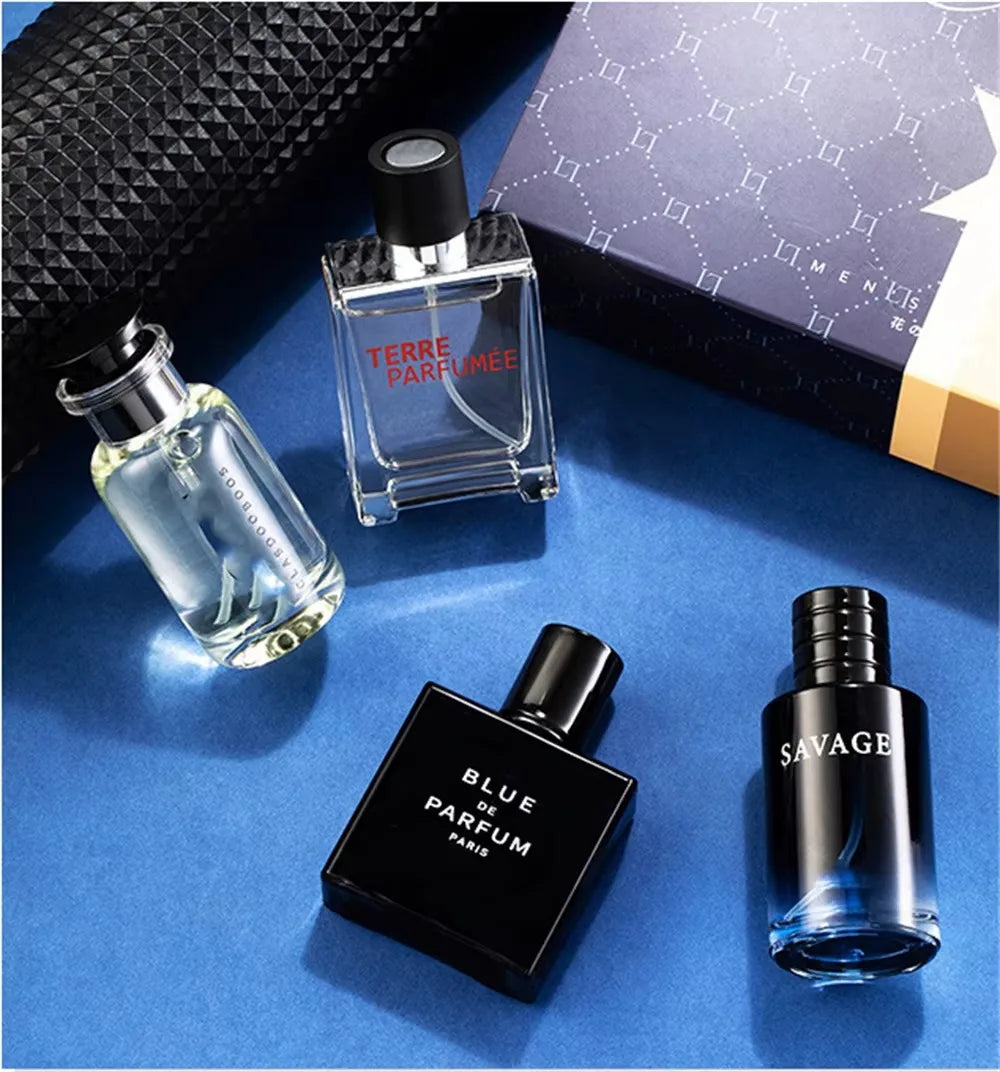 4Pcs Set Men Cologne Gift Box