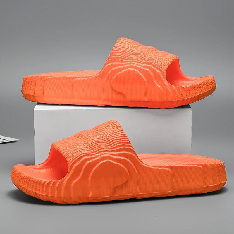 Men's Solid Slippers
