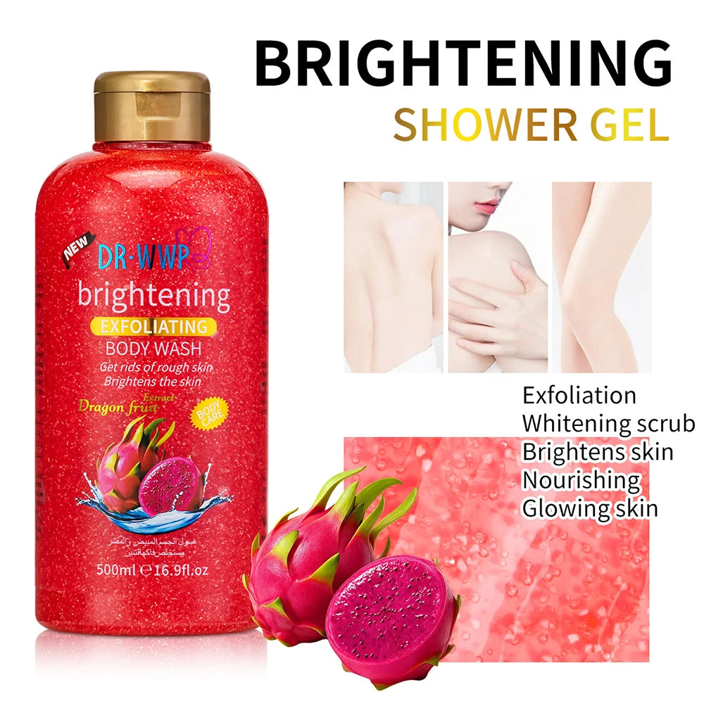 500ml Rose Kojic Acid Lavender Shower Gel