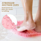 Exfoliating Shower Massage Non-slip Back bath Mat