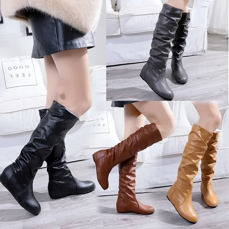 High Long Western Cowgirl Boots