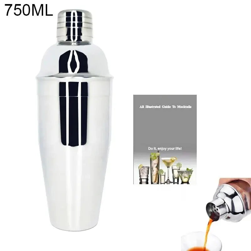 1-6Pcs Cocktail Shaker Set