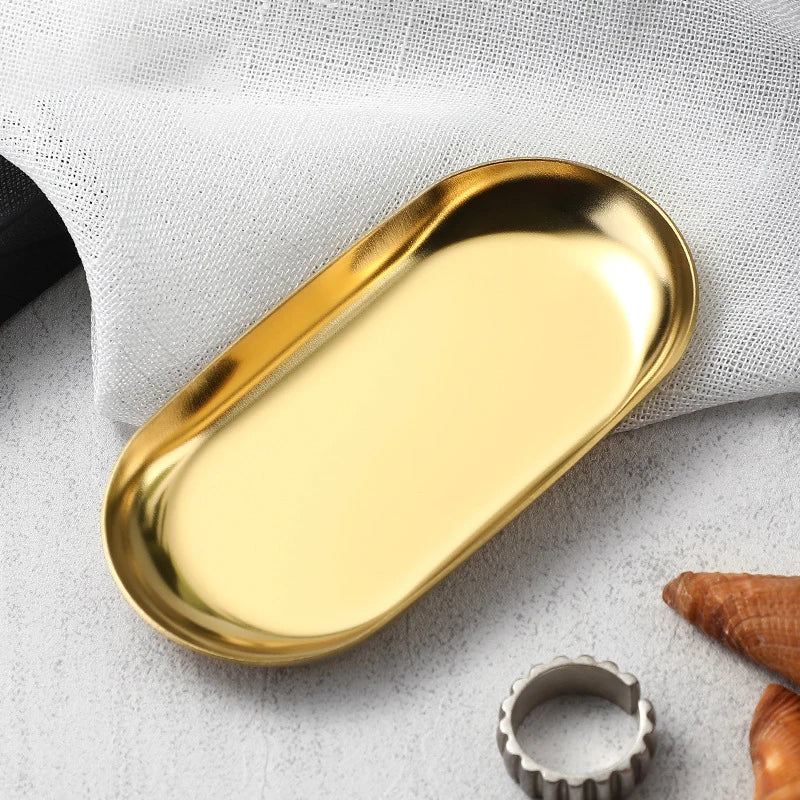 Stainless Steel Lip Shaped Jewelry Tray