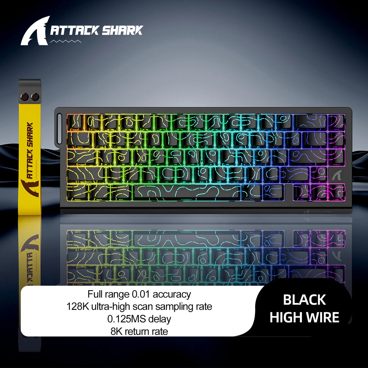 ATTACK SHARK X68HE Magnetic Keyboard