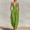 Elegant Sexy V-Neck Spaghetti Strap Jumpsuit