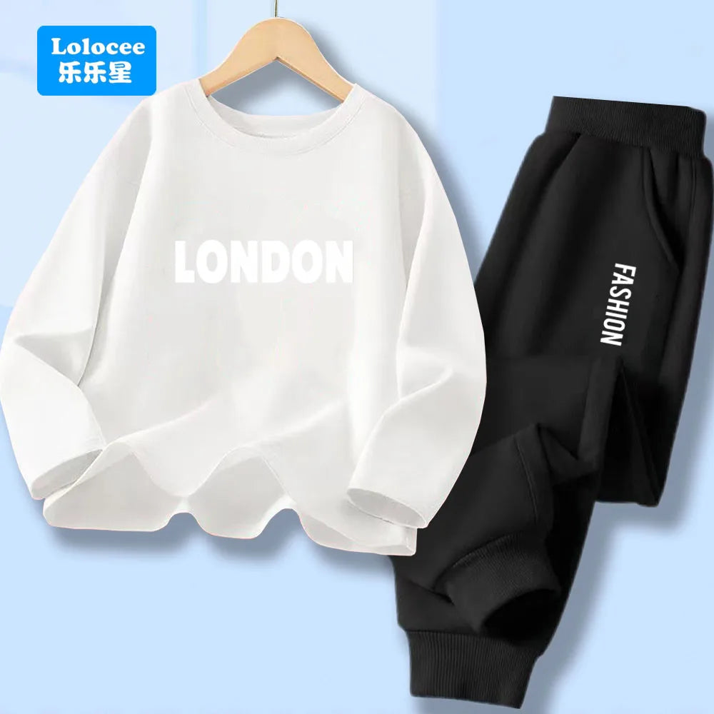 2pcs Outfits Children Tracksuits