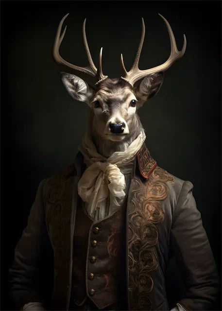 Aristocrat Animals Portrait Posters