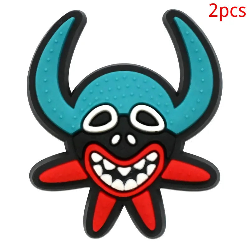 Puerto Rico series PVC 2pcs shoe charms