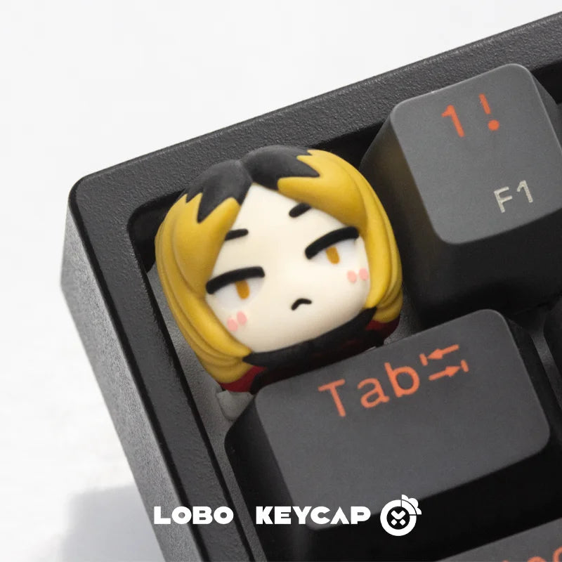Cartoon keyboard Keycaps
