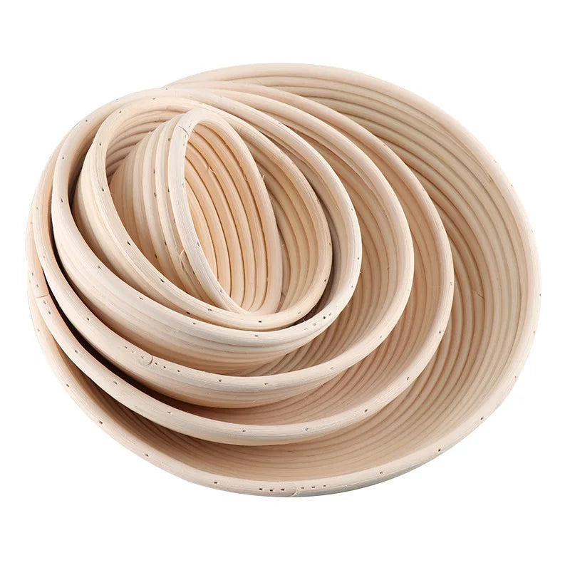 Oval Rattan Wicker Dough Fermentation Bread Basket