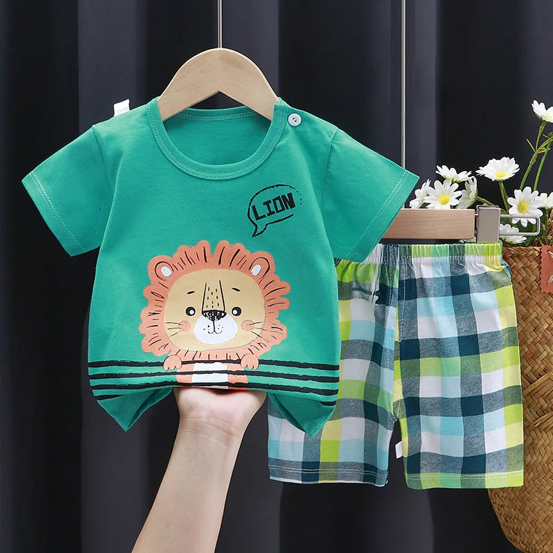 Boys Cartoon Print 2pc set