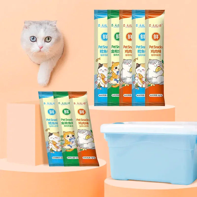 Cat Snacks Cat Wet Food Chicken Tuna Cod fishs