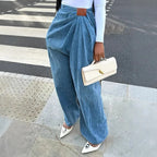 Women Wide Leg Pants Jeans