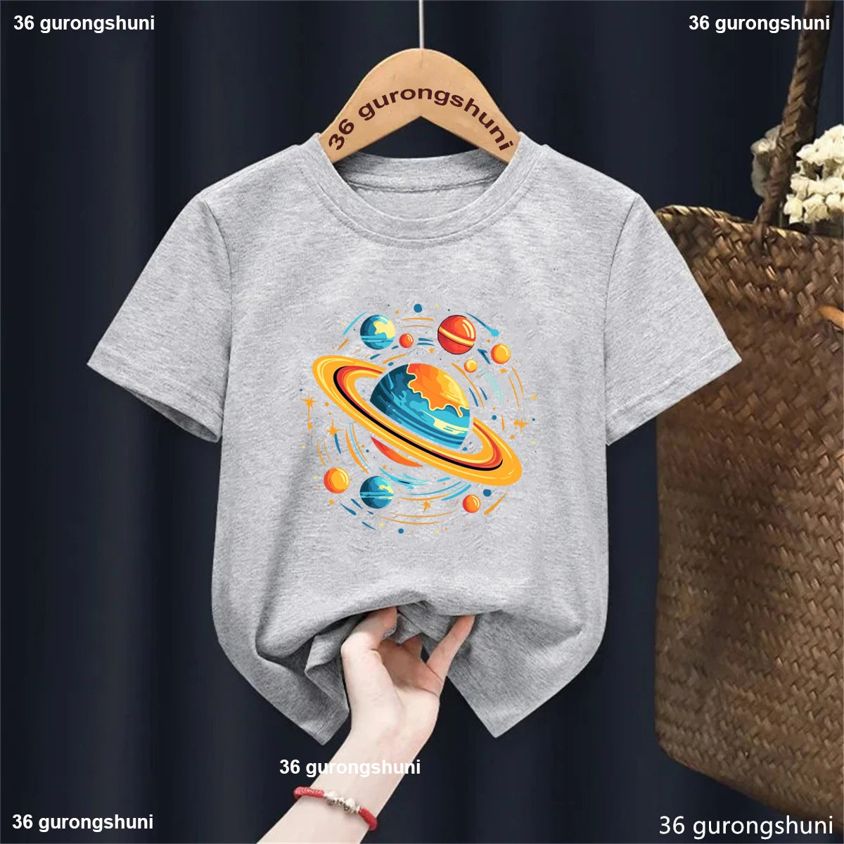 kids Planets Solar System shirt