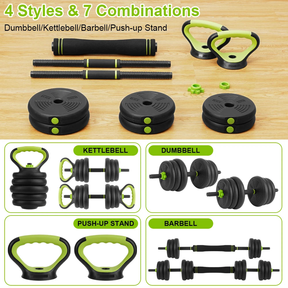 4 In 1 Weight Dumbbell Set Fitness Exercise for Home Gym