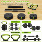4 In 1 Weight Dumbbell Set Fitness Exercise for Home Gym
