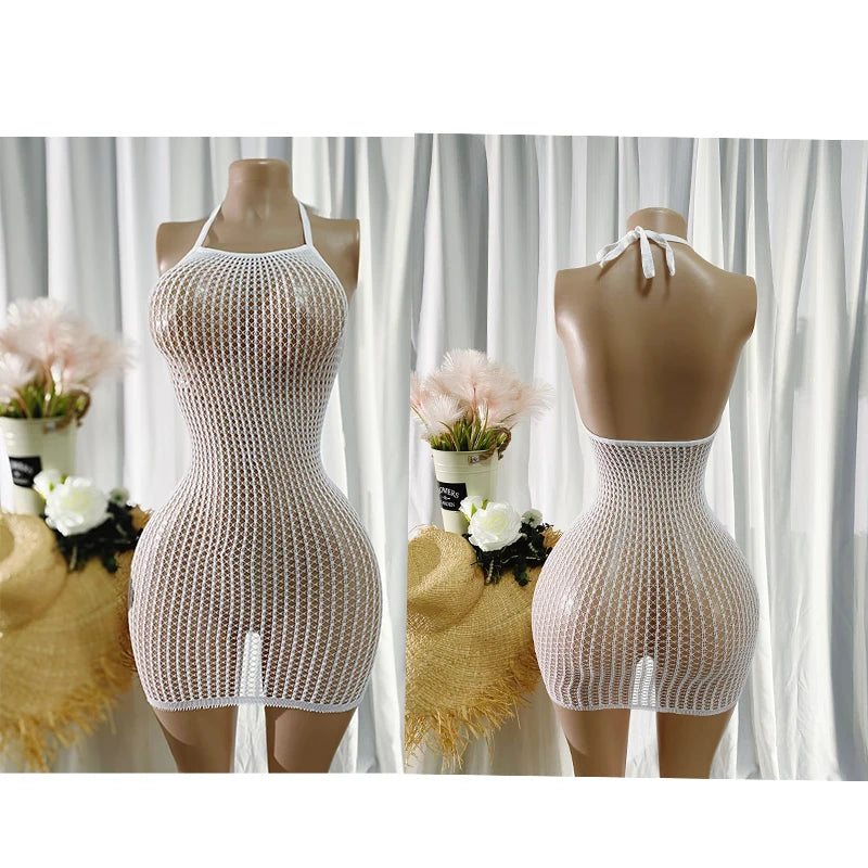 1PC Sexy Women Fishnet Cover Up