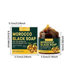 1/2/3pcs Morocco Black Soap