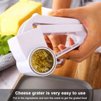 Handheld Rotary Cheese Grater