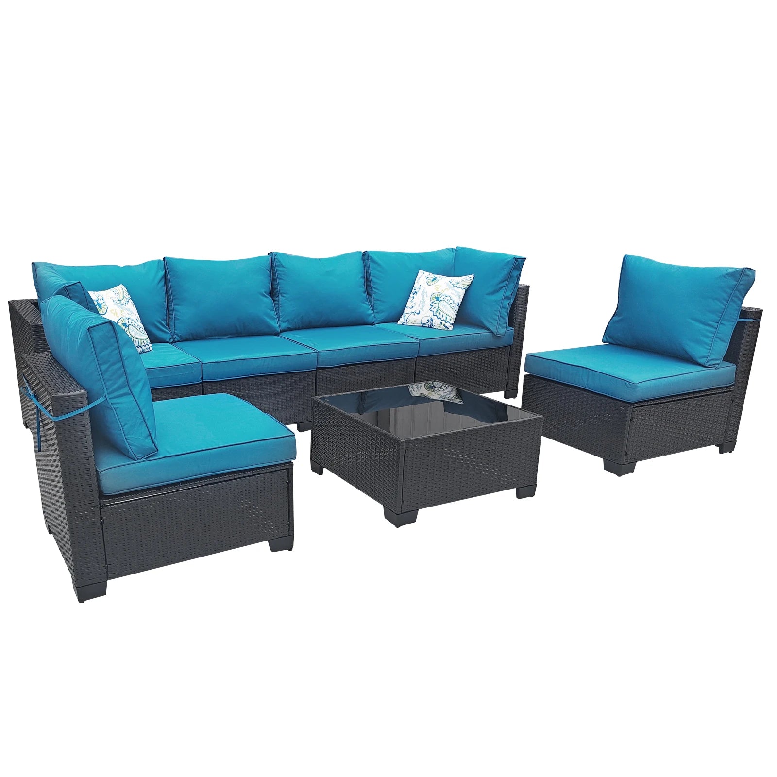 Patio Furniture Set 7 Piece
