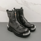 Black Men Long-sleeved Thick-soled Anti-slip Boots