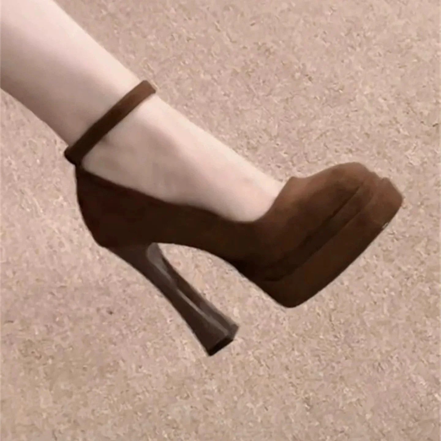 11cm Square High Heel