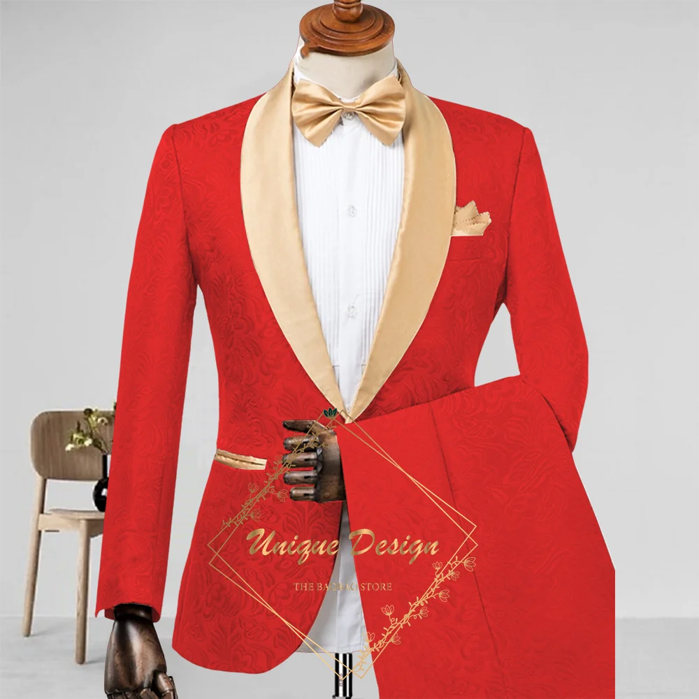 Champagne Men's Suit 2-Piece Set