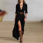 2026 Pleated Belted Dress
