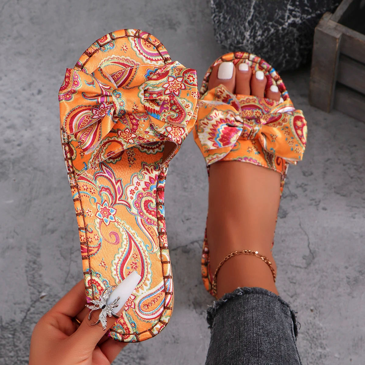 Casual Platform Open Toe Flats