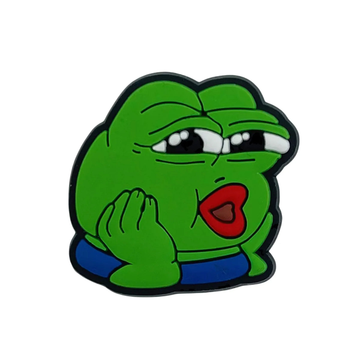 sad frog green shoe Charms