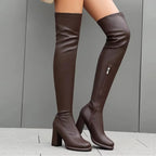 SGESVIER Women's Over the Knee High Boots