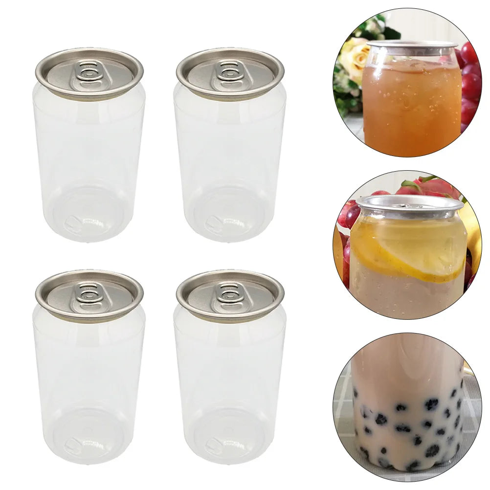 10 Pcs Pull Lid Storage Bottles