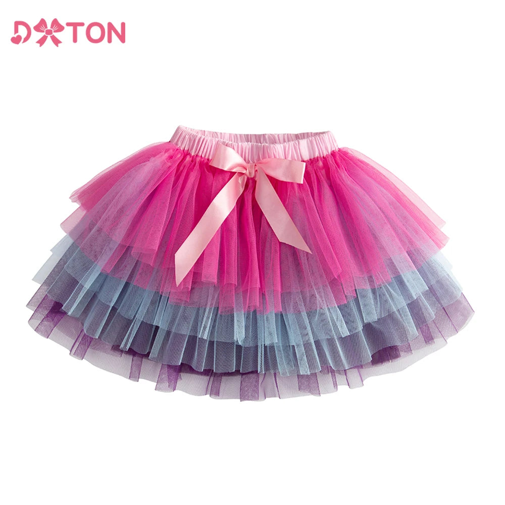 Layer Gradient Princess Tutu Skirt