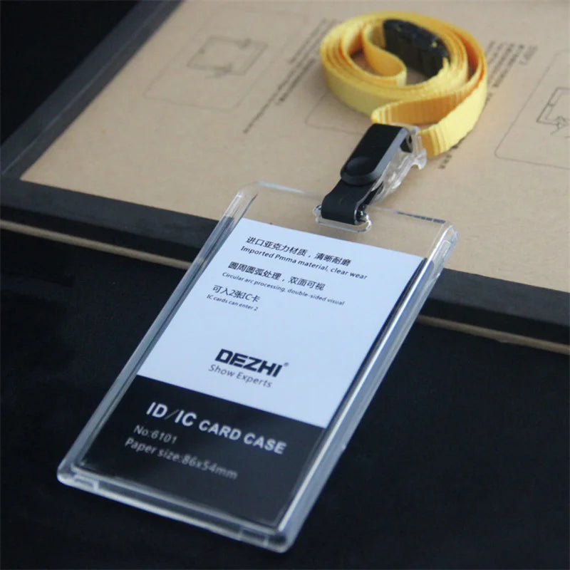 ID Card Holder Keychain