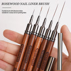 Wooden Nail Art Brushes
