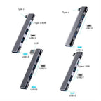 4 IN 1 USB-C HUB Universal USB 3.0 Docking Station