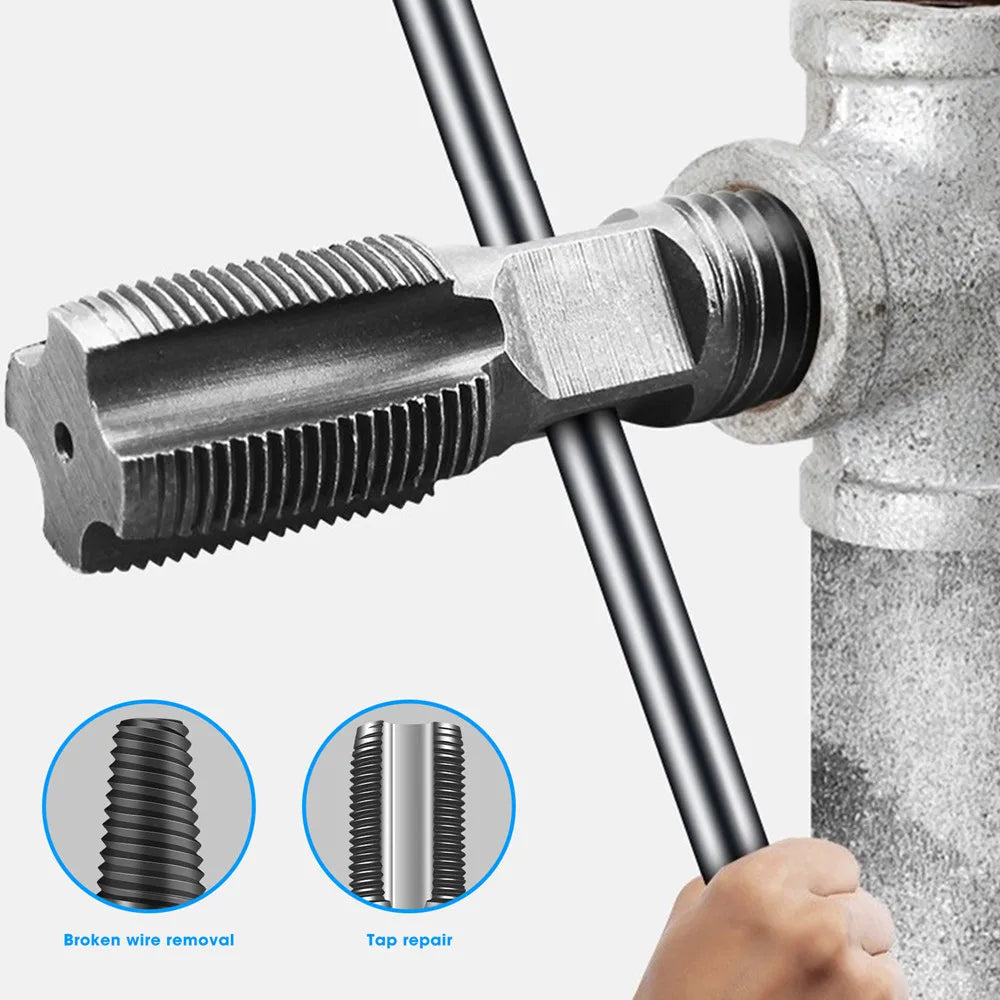 Damaged screw extractor double-headed screw extractor