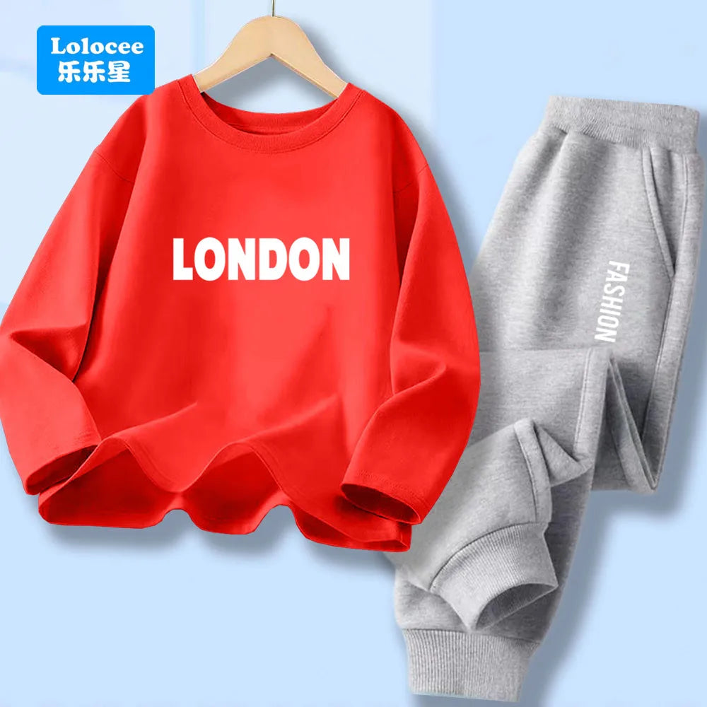 2pcs Outfits Children Tracksuits