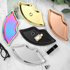 Stainless Steel Lip Shaped Jewelry Tray