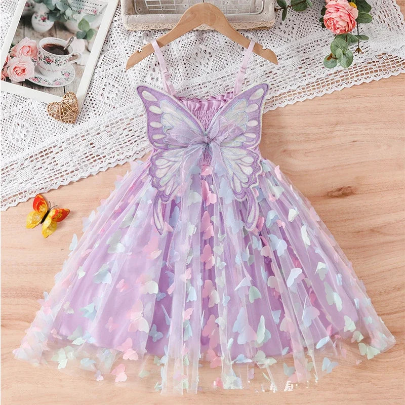 Butterfly Wings Gauze Princess Dress